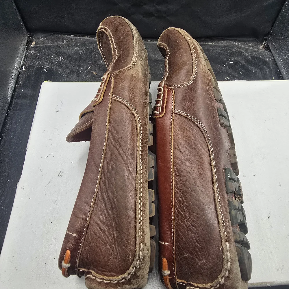 Trask Tan Leather Slip-On Loafers Men‎ Size 10